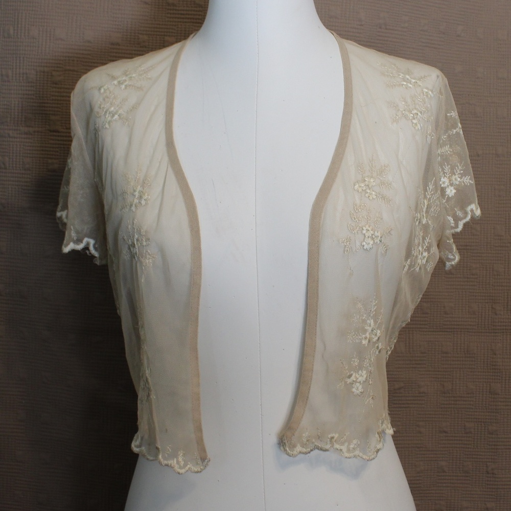 Ivory Lace Bridal Jacket
